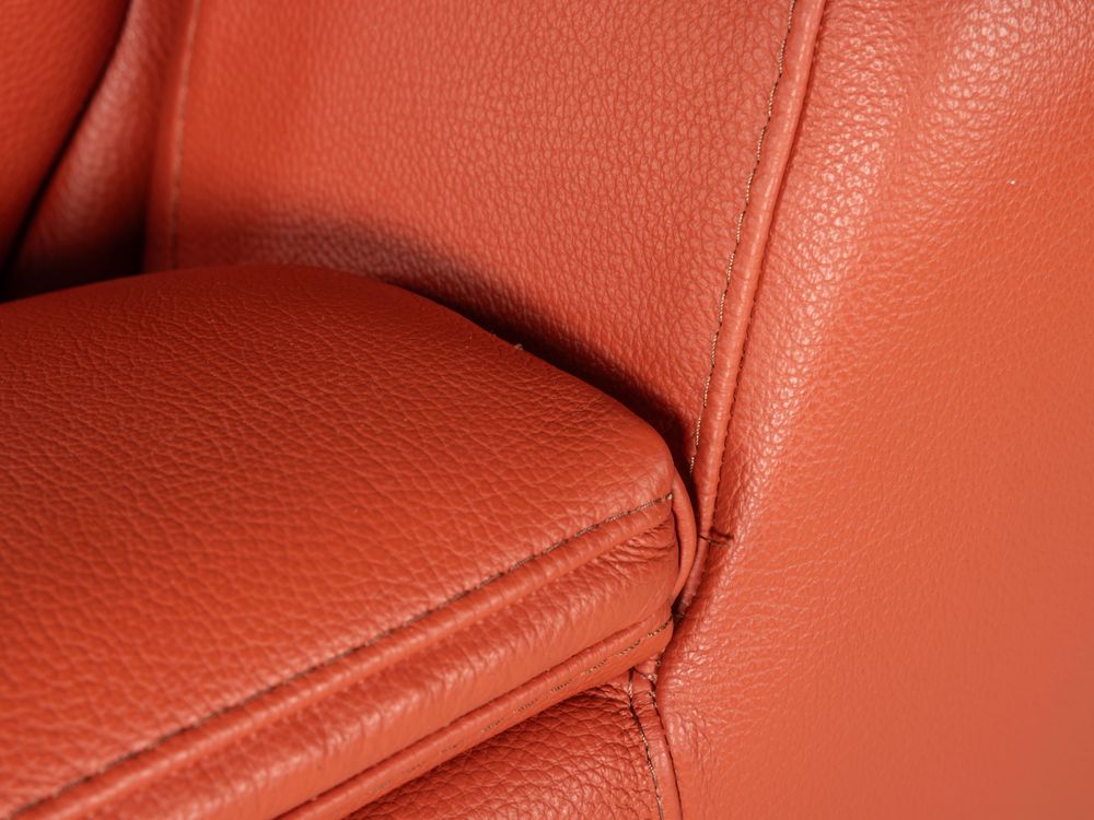 Hoeksalon NIRVANA - Leder terracotta C-DDV-20-HKS1