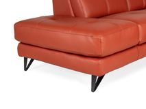 Hoeksalon NIRVANA - Leder terracotta C-DDV-20-HKS1