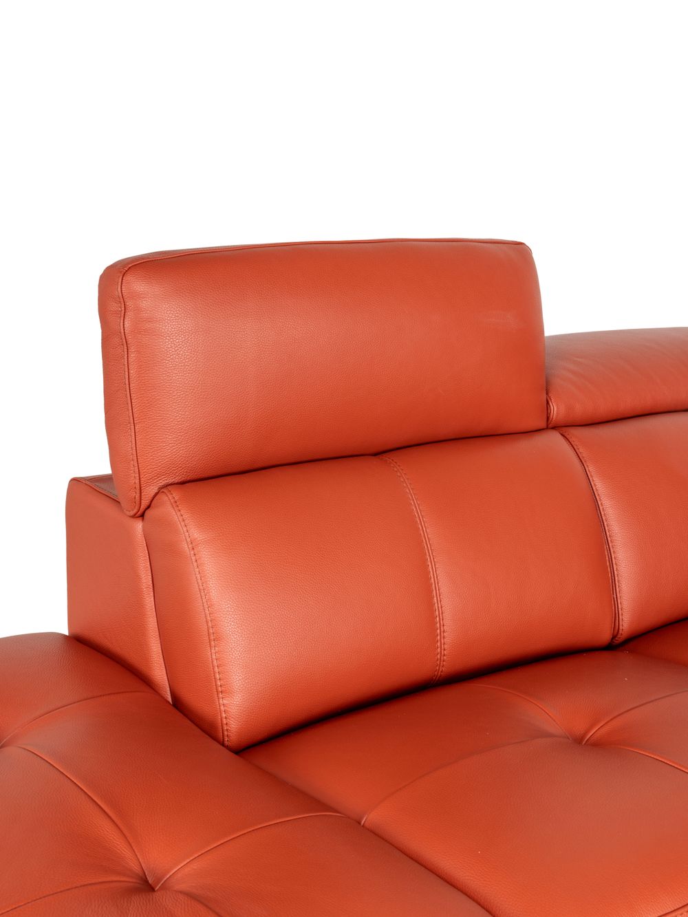 Hoeksalon NIRVANA - Leder terracotta C-DDV-20-HKS1