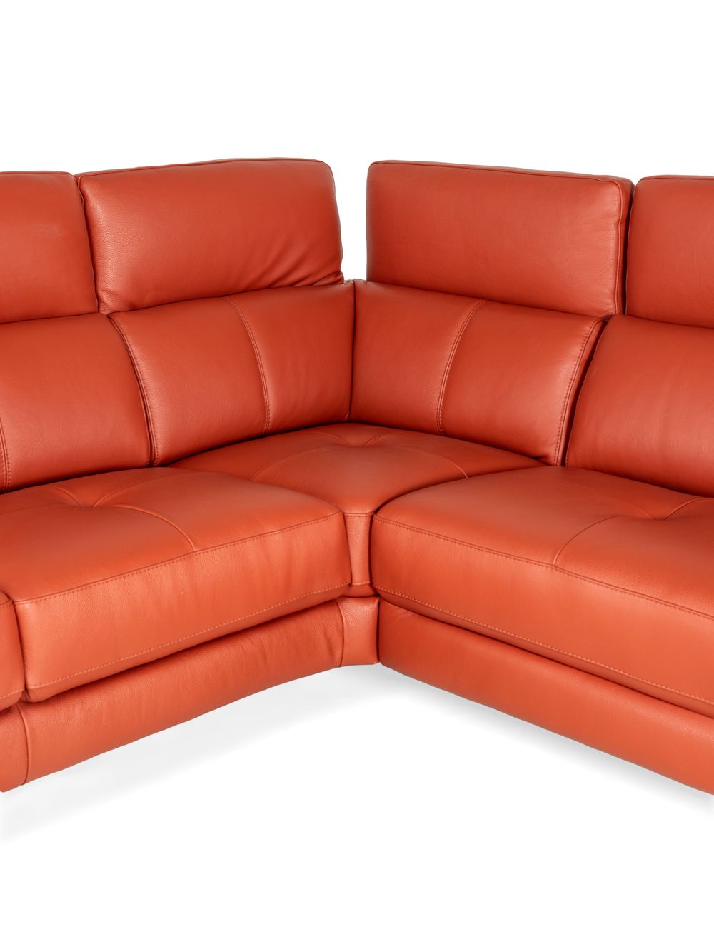 Hoeksalon NIRVANA - Leder terracotta C-DDV-20-HKS1