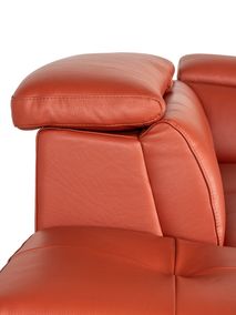 Hoeksalon NIRVANA - Leder terracotta C-DDV-20-HKS1