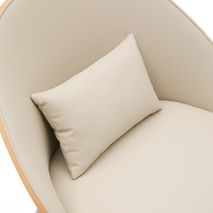 Fauteuil EAMY - Beige kunstleder KAV S0900084UU12