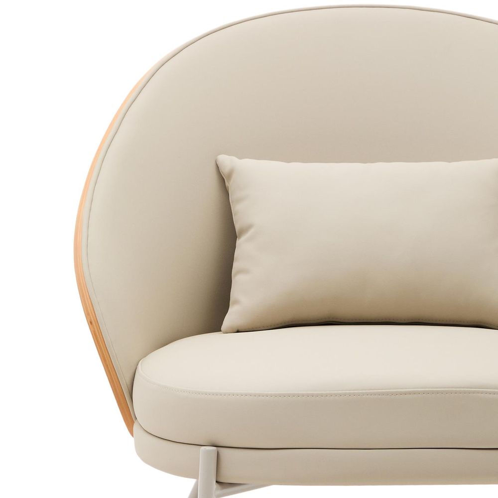 Fauteuil EAMY - Beige kunstleder KAV S0900084UU12