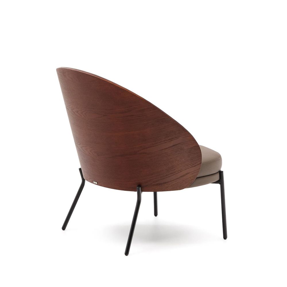 Fauteuil EAMY - Bruin kunstleder KAV S0900085UU10