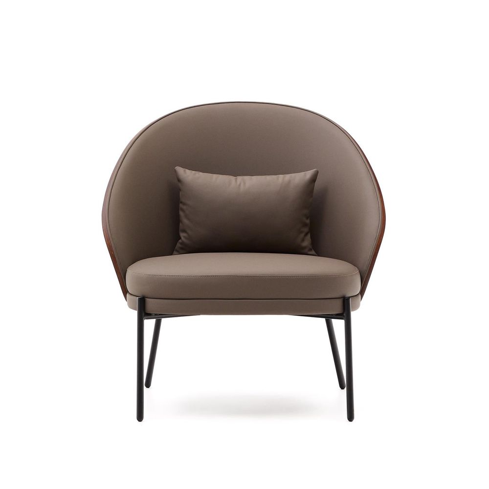 Fauteuil EAMY - Bruin kunstleder KAV S0900085UU10