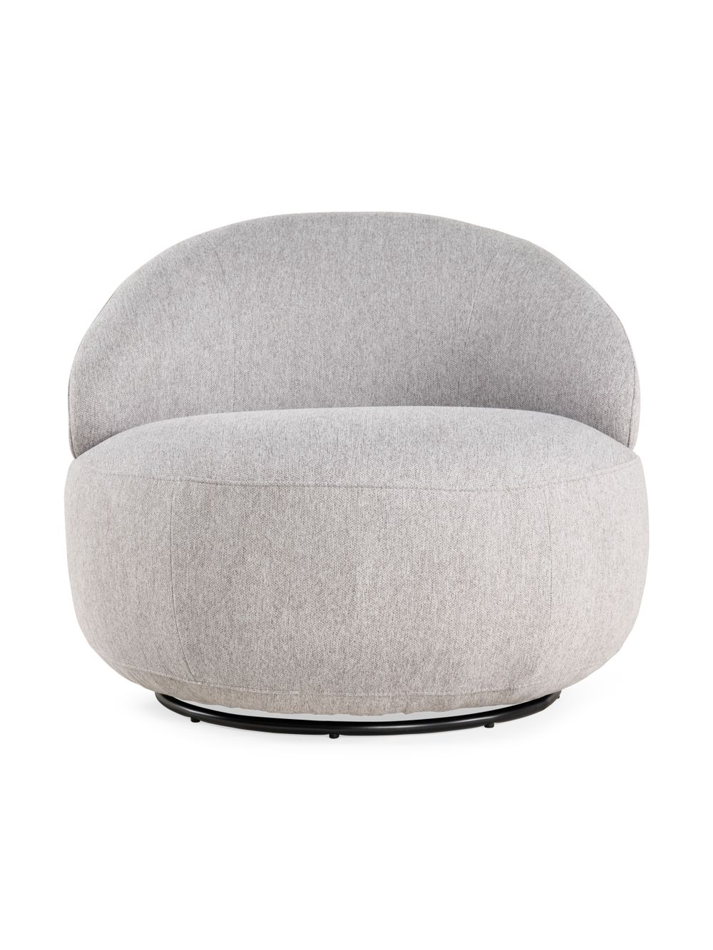 Draaifauteuil PEBBLE - Lichtgrijs KUK-5-000001
