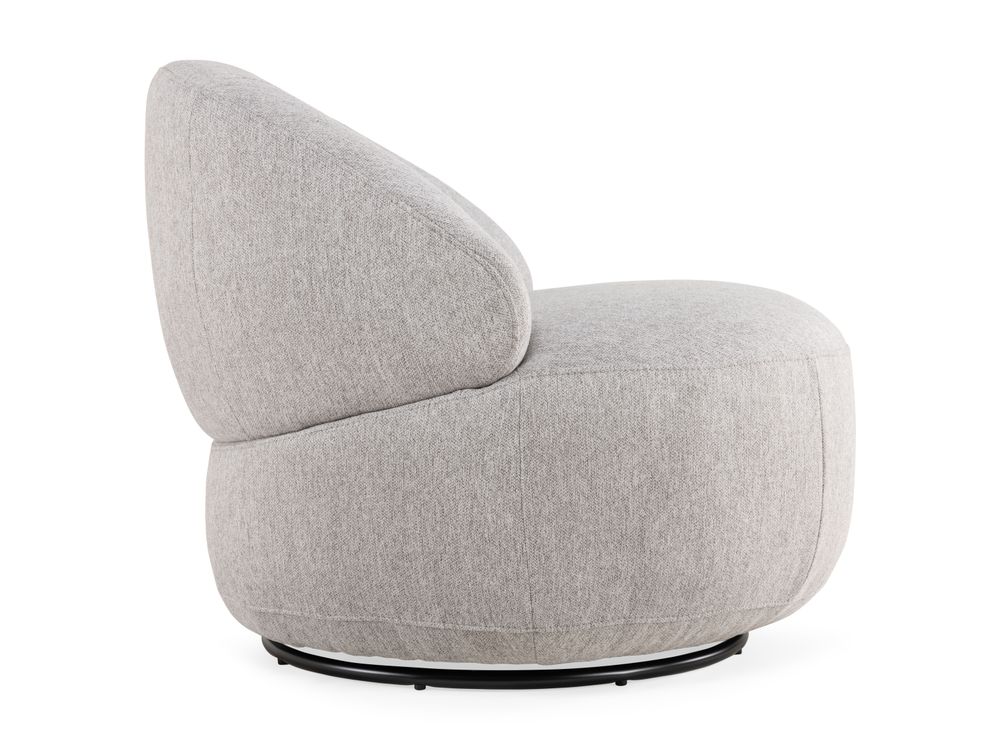 Draaifauteuil PEBBLE - Lichtgrijs KUK-5-000001