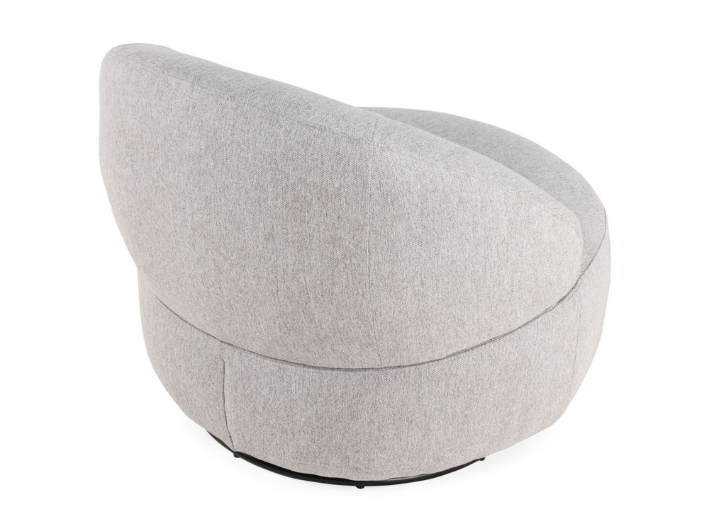 Draaifauteuil PEBBLE - Lichtgrijs KUK-5-000001