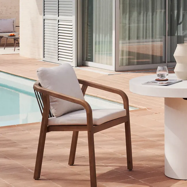 Tuinstoel MALARET - Zwart