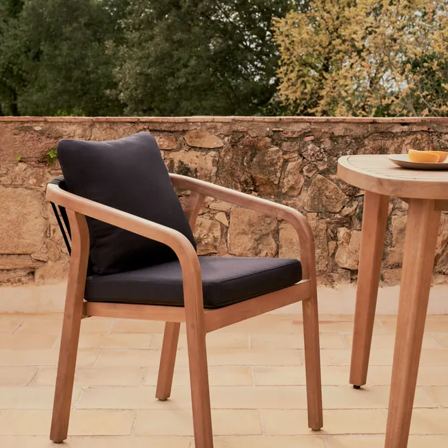 Tuinstoel MALARET - Zwart