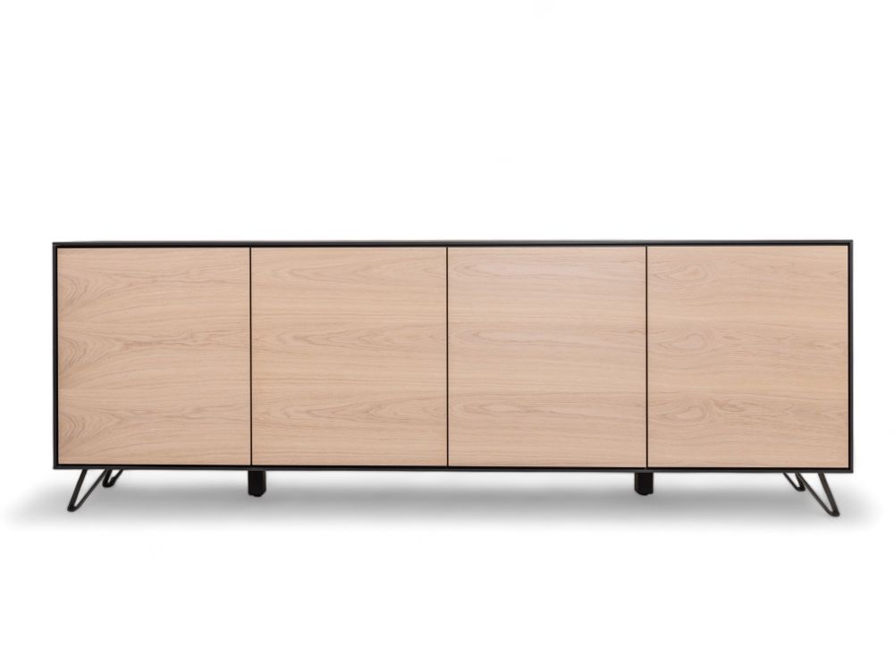 Dressoir SITO - Zwart/Hout FBM-17-000580