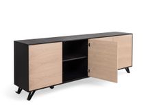 Dressoir SITO - Zwart/Hout FBM-17-000580