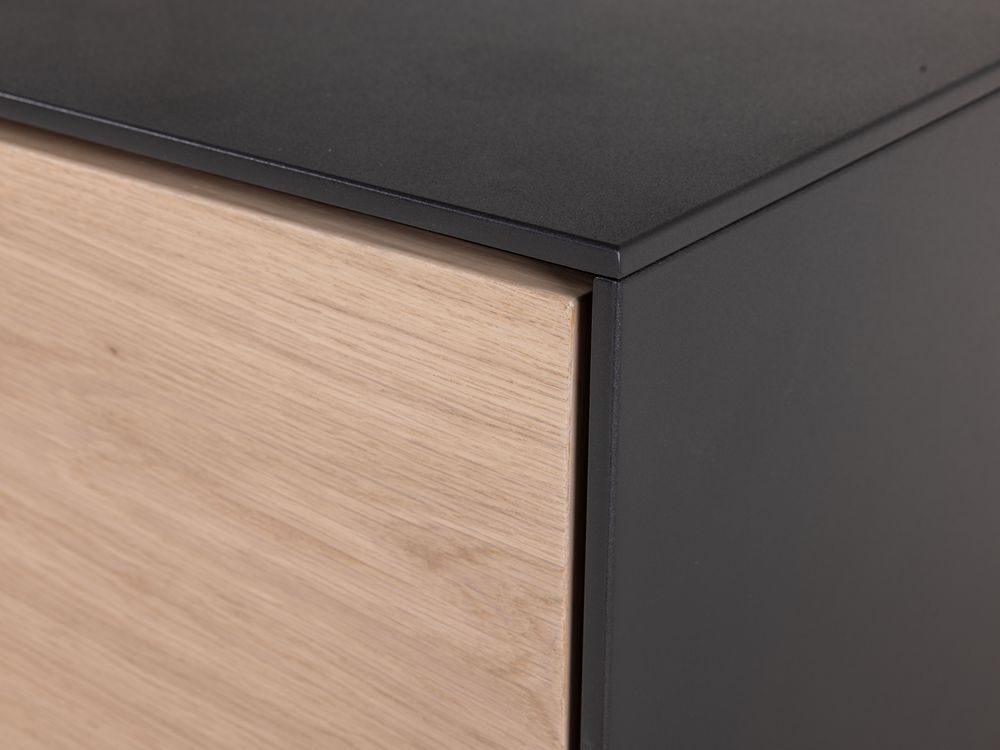 Dressoir SITO - Zwart/Hout FBM-17-000580