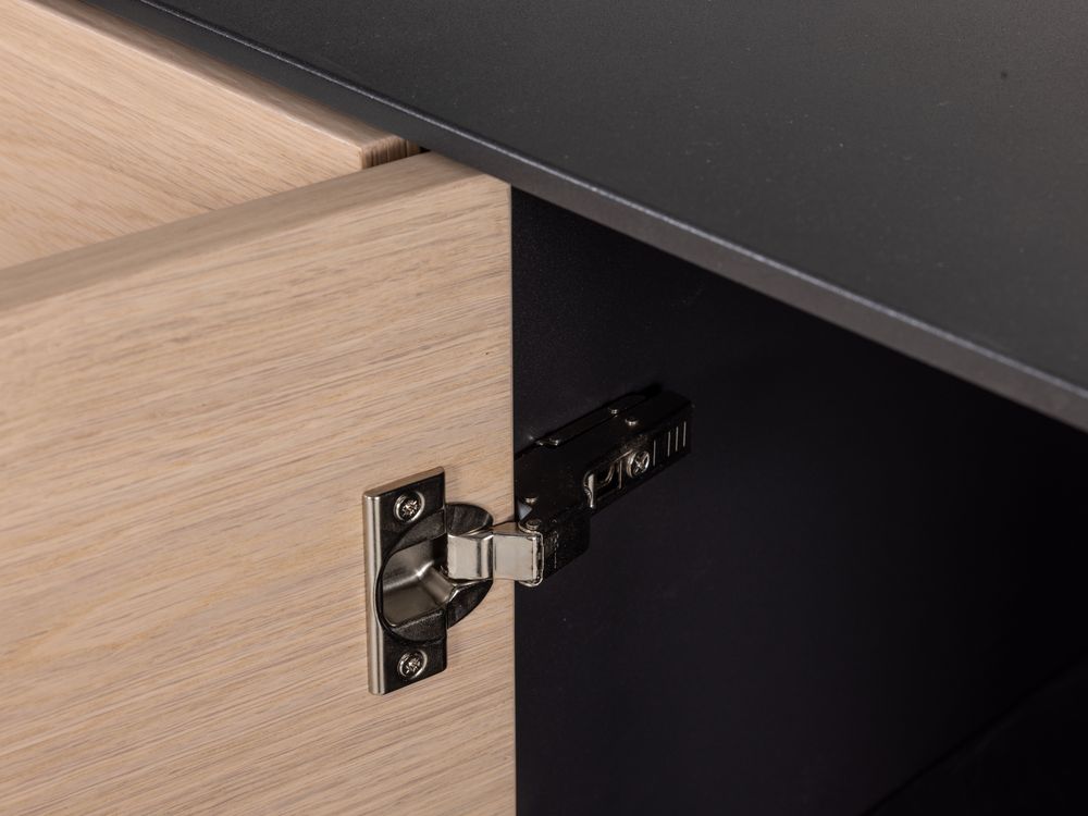 Dressoir SITO - Zwart/Hout FBM-17-000580
