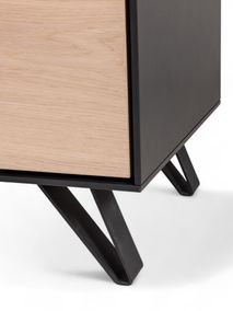 Dressoir SITO - Zwart/Hout FBM-17-000580