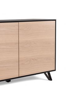 Dressoir SITO - Zwart/Hout FBM-17-000580