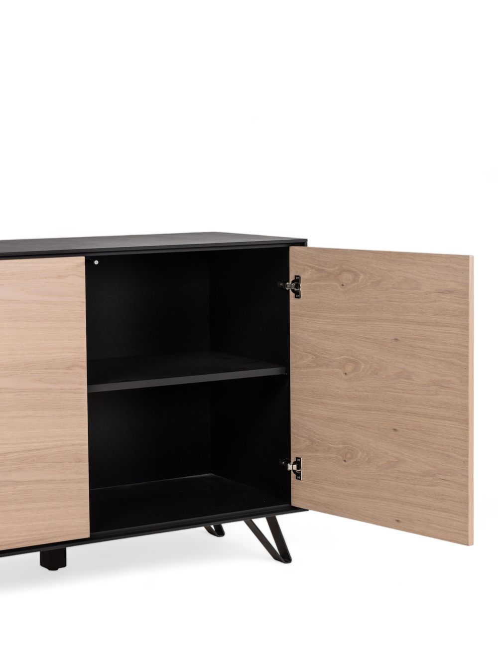 Dressoir SITO - Zwart/Hout FBM-17-000580