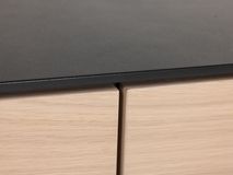 Tv-meubel SITO - Zwart/Hout FBM-17-000576