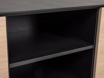 Tv-meubel SITO - Zwart/Hout FBM-17-000576