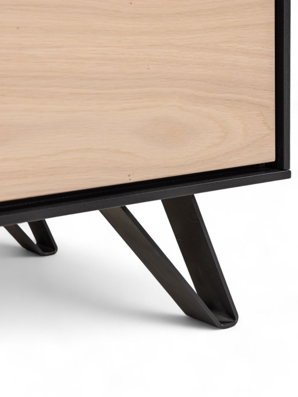 Tv-meubel SITO - Zwart/Hout FBM-17-000576