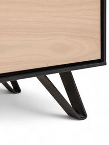 Tv-meubel SITO - Zwart/Hout FBM-17-000576