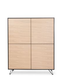 Barkast SITO - Zwart/Hout FBM-17-000590