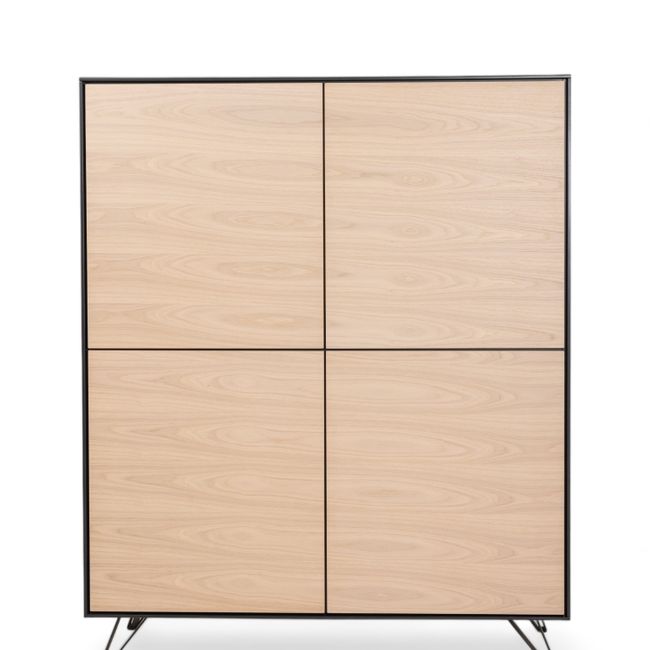 Barkast SITO - Zwart/Hout