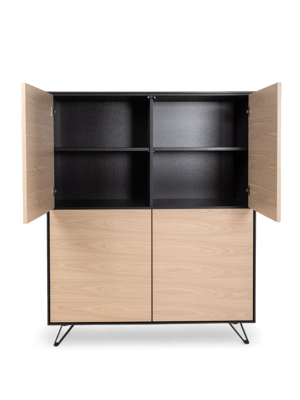 Barkast SITO - Zwart/Hout FBM-17-000590