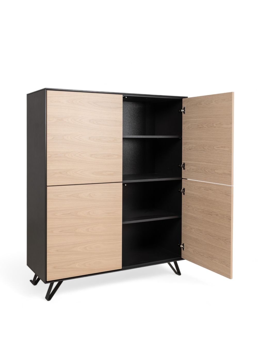 Barkast SITO - Zwart/Hout FBM-17-000590
