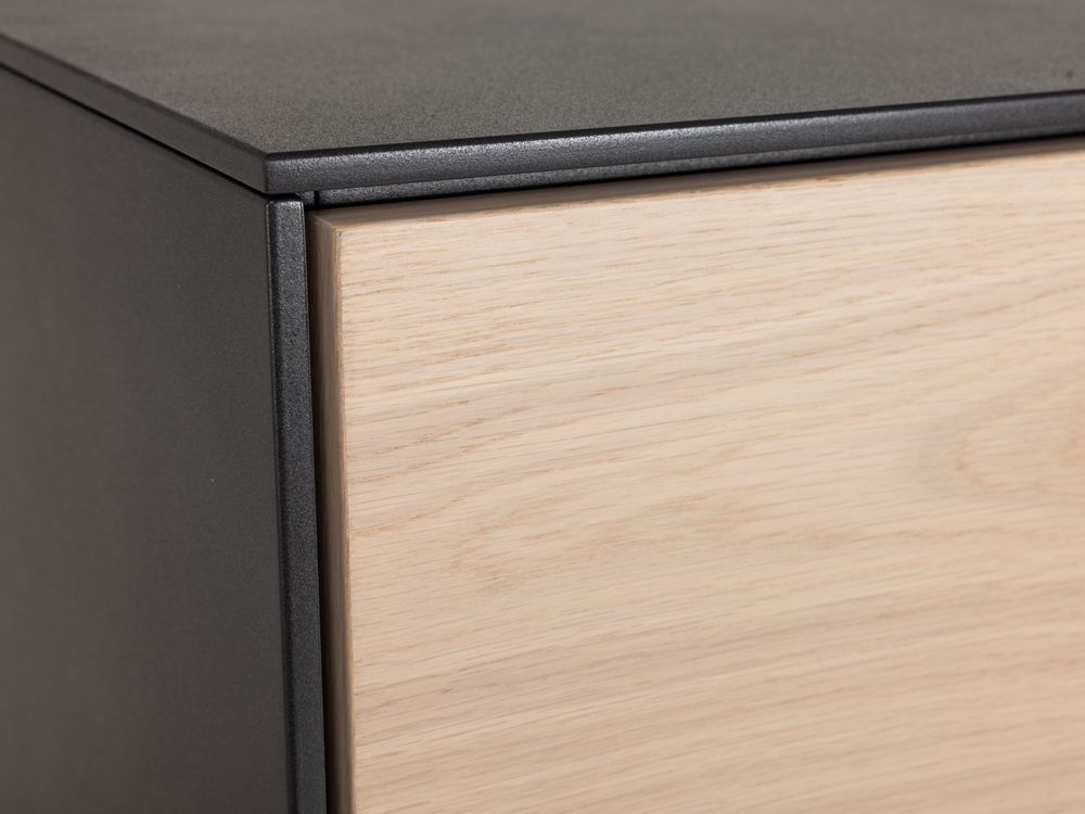 Barkast SITO - Zwart/Hout FBM-17-000590
