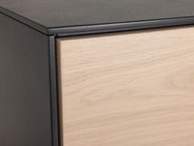 Barkast SITO - Zwart/Hout FBM-17-000590