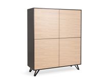 Barkast SITO - Zwart/Hout FBM-17-000590
