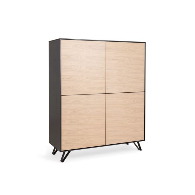 Barkast SITO - Zwart/Hout