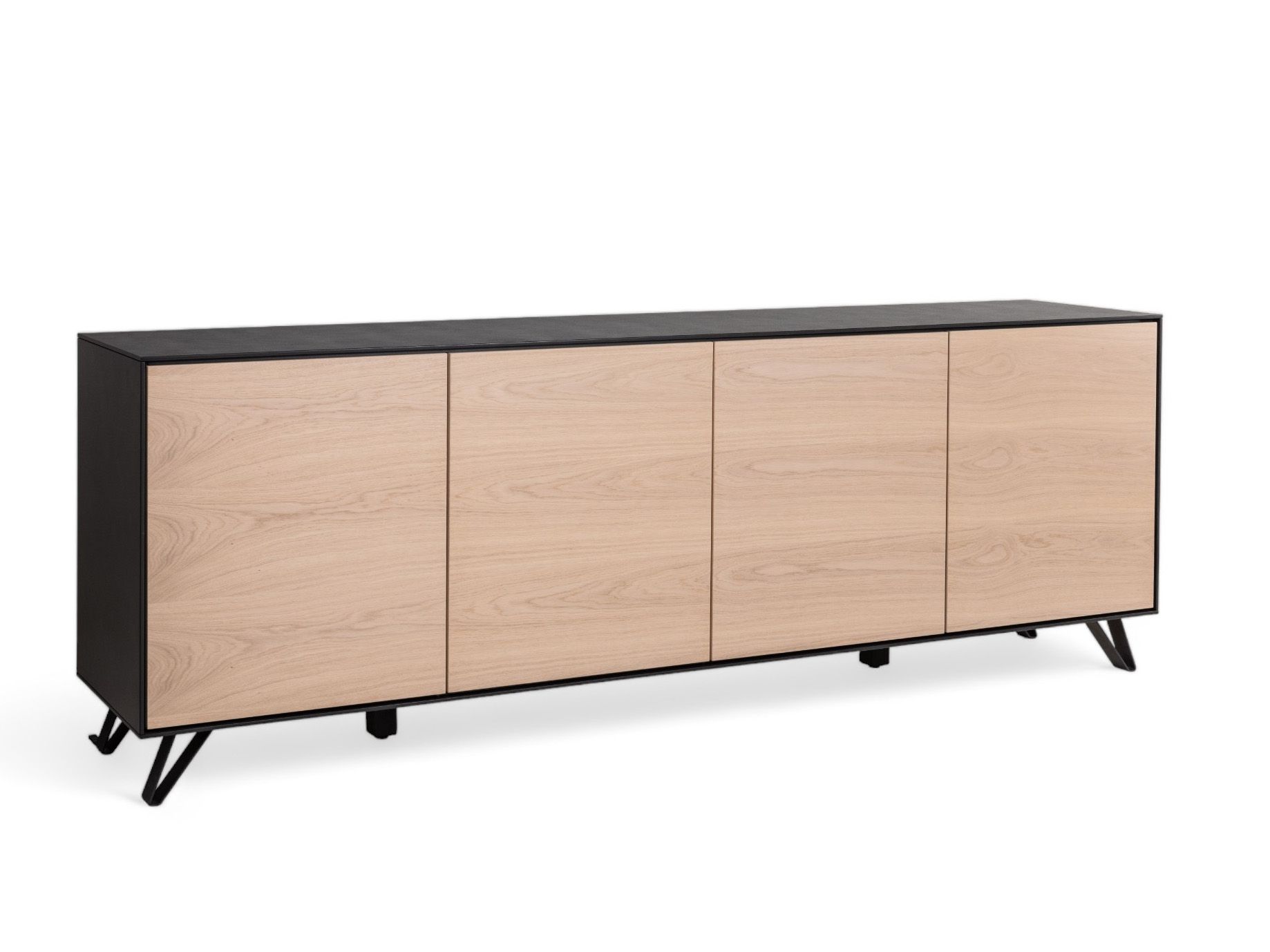 Dressoir SITO - Zwart/Hout