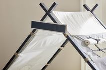 Tipibed met bedlade JUNGLEBOOK - Zwart C-SCE JUNGLEBOOK