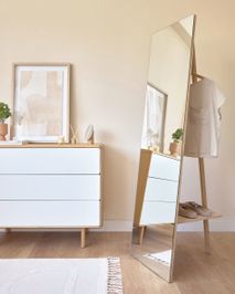 Vrijstaande spiegel KEISY - Naturel KAV AA6123M87