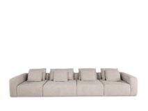 Modulaire zetel met voetbank LOFT - Beige C-GER-14-HKS-3-A062