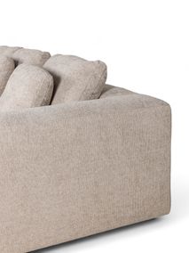 Modulaire zetel met voetbank LOFT - Beige C-GER-14-HKS-3-A062