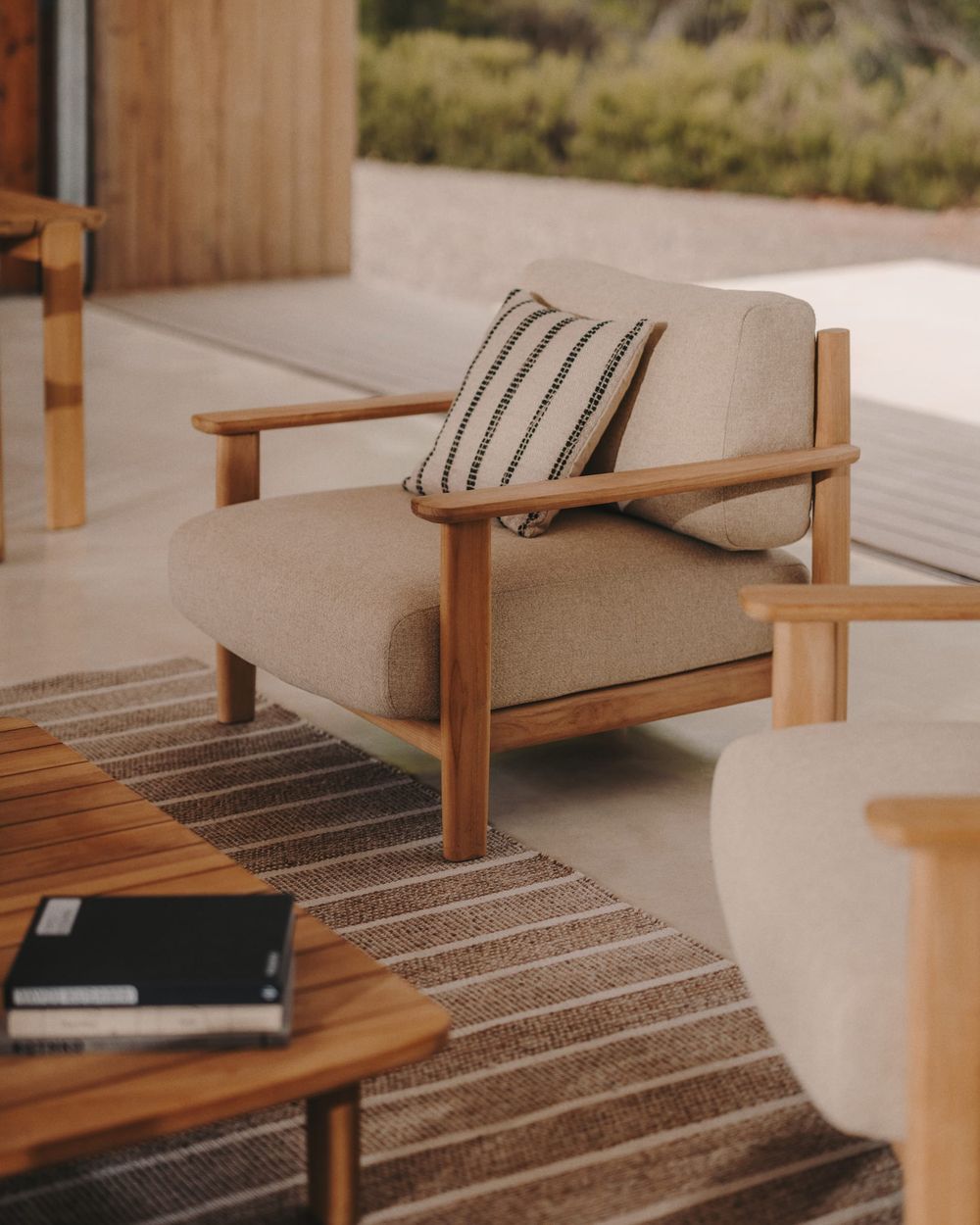 Loungefauteuil TIRANT - Massief Teakhout KAV J1700060MM47