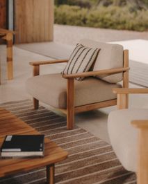 Loungefauteuil TIRANT - Massief Teakhout KAV J1700060MM47