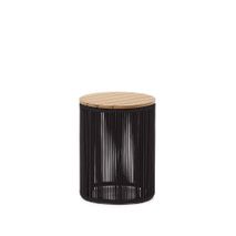 Bijzettafel Dandara - Acaciahout / Beige KAV J0400039JJ01