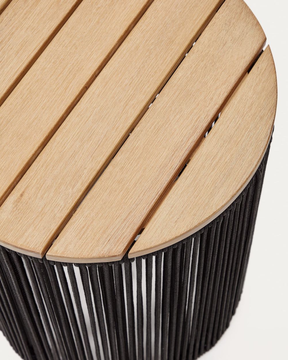 Bijzettafel Dandara - Acaciahout / Beige KAV J0400039JJ01