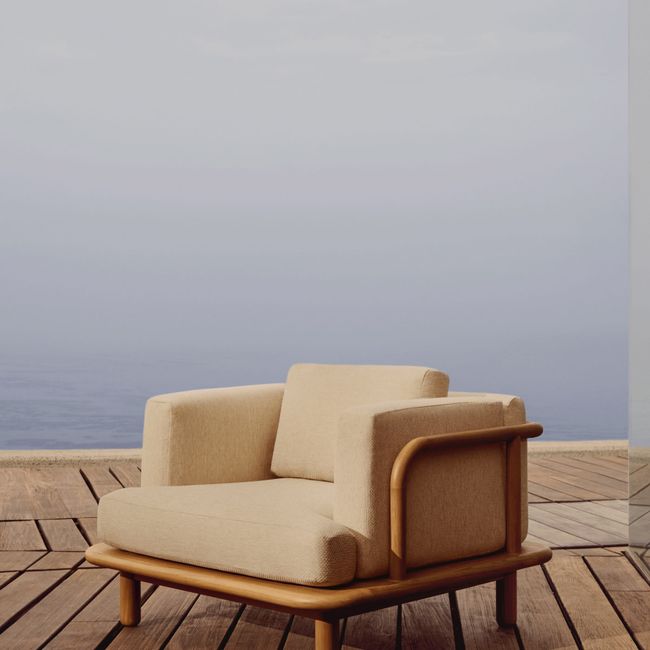 Fauteuil TURQUETA - Massief Teakhout