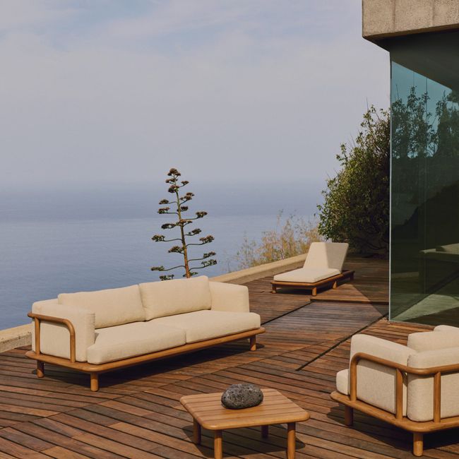 3-Zit TURQUETA - Massief Teakhout