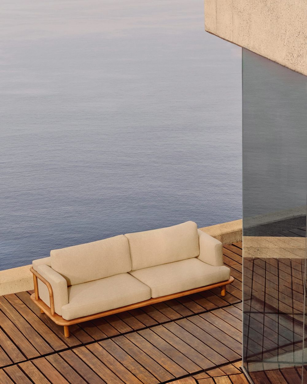 Lounge 3-zit TURQUETA - Massief Teakhout KAV J1400038MM47