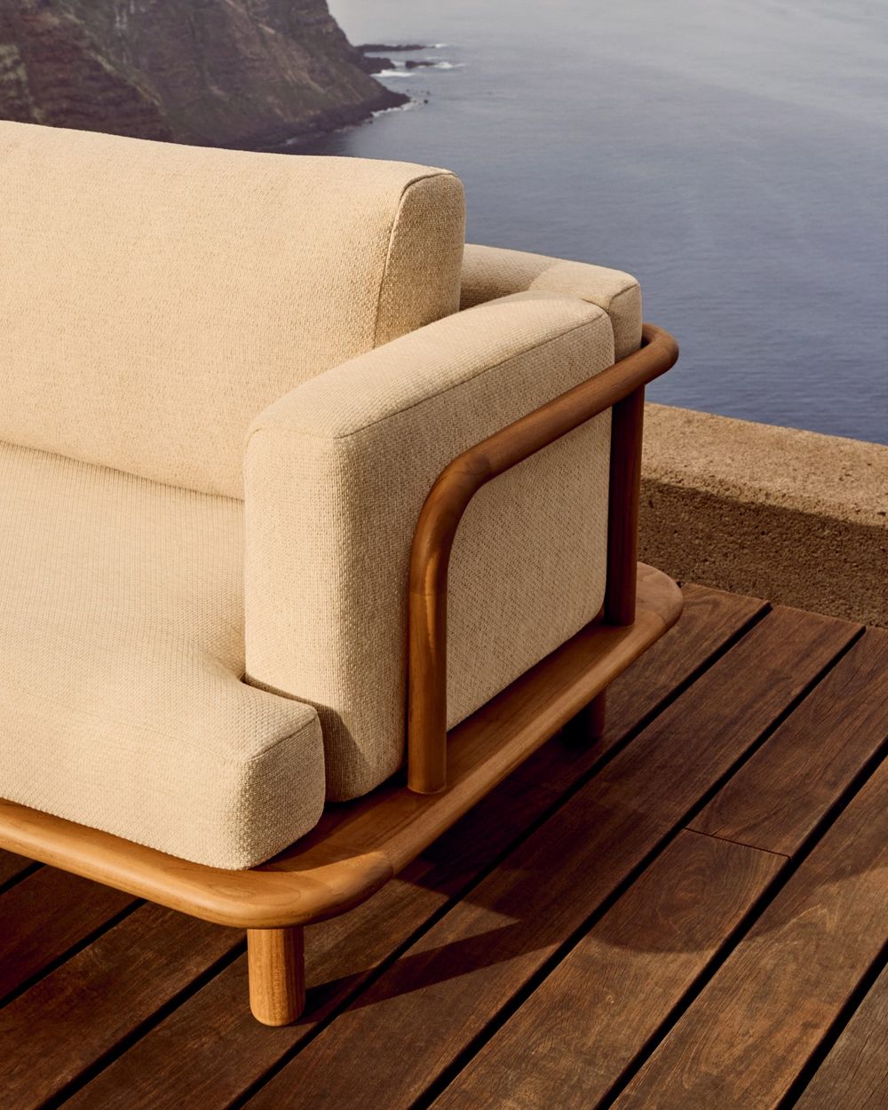 Lounge 3-zit TURQUETA - Massief Teakhout KAV J1400038MM47