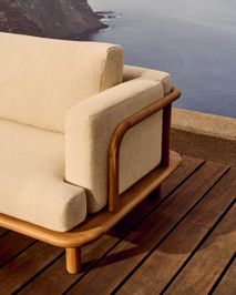 Lounge 3-zit TURQUETA - Massief Teakhout KAV J1400038MM47