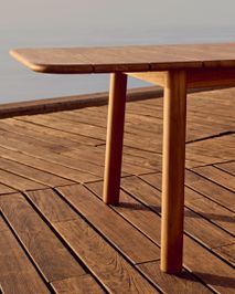 Uitschuifbare tuintafel TURQUETA - Massief Teakhou KAV J0100094MM47