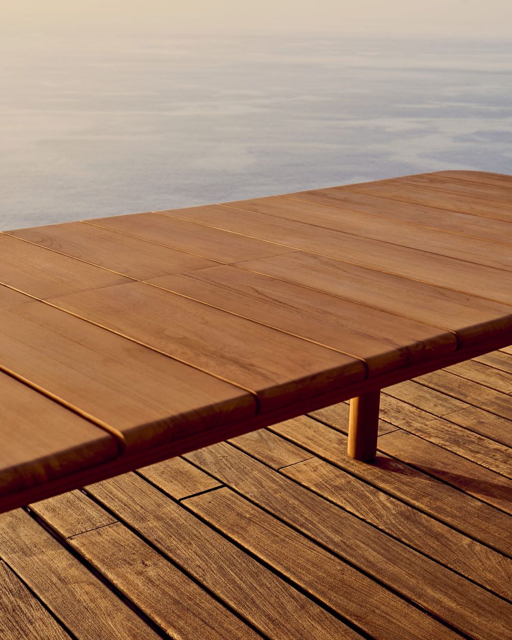 Uitschuifbare tuintafel TURQUETA - Massief Teakhou KAV J0100094MM47