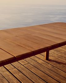 Uitschuifbare tuintafel TURQUETA - Massief Teakhou KAV J0100094MM47